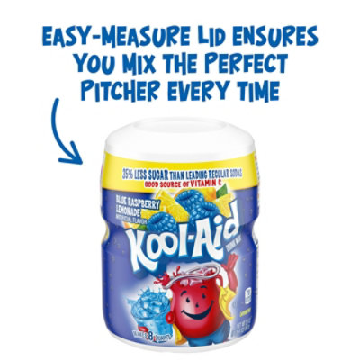 Kool-Aid Sugar-Sweetened Blue Raspberry Lemonade Artificially Flavored Powdered Soft Drink Mix - 20 Oz - Image 3