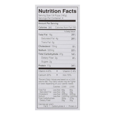 Reggios Pizza Dinner Size Sausage & Pepperoni Frozen - 18 Oz - Image 4