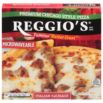 Reggios Pizza Microwaveable Sausage Frozen - 7 Oz - Image 3