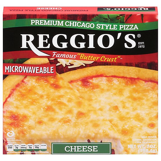 Reggios Pizza Microwaveable Cheese Frozen - 7 Oz