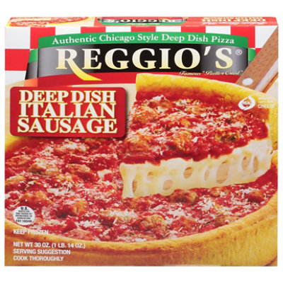 Reggios Pizza Deep Dish Sausage Frozen - 32 Oz - Image 3