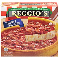 Reggios Pizza Single Serve Deep Dish Turkey Sausage Frozen - 13 Oz - Image 1