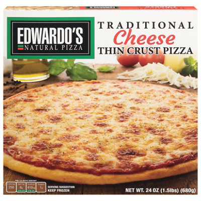 Edwardos Pizza Traditional Thin Crust Cheese Frozen - 24.3 Oz - Image 2