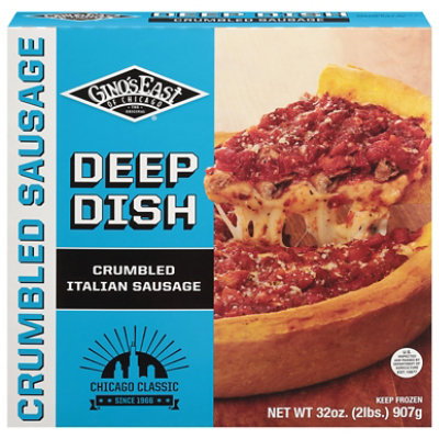 Ginos East Pizza Chicago Deep Dish Sausage Frozen - 32 Oz - Image 3