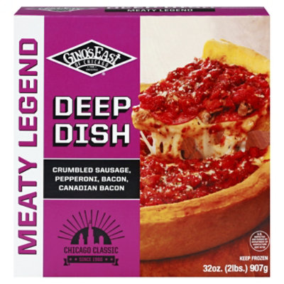 Ginos East Pizza Meaty Legend Frozen - 32 Oz - Image 3