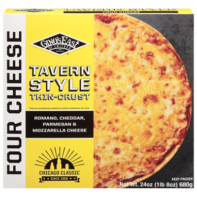トップス PIZZA Ginos East Pizza Ts 4 Cheese 12 Inch Frozen - 24 Oz - jewelosco