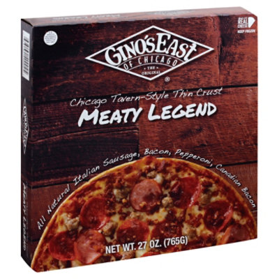 Ginos East Pizza Ts Meat 12 Inch Frozen - 27 Oz - Image 1