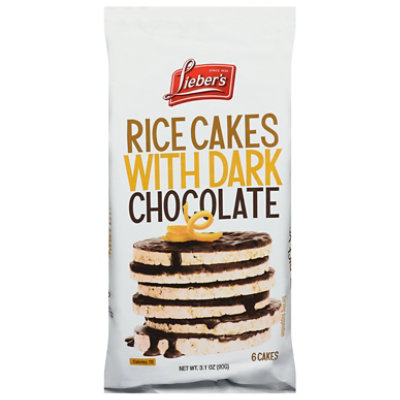 Liebers Dark Chocolate Coated Rice Cake - 3.1 Oz - Image 3