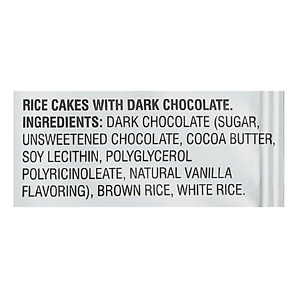 Liebers Dark Chocolate Coated Rice Cake - 3.1 Oz - Image 5
