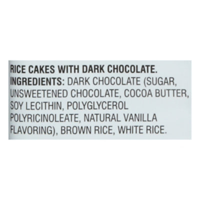 Liebers Dark Chocolate Coated Rice Cake - 3.1 Oz - Image 5