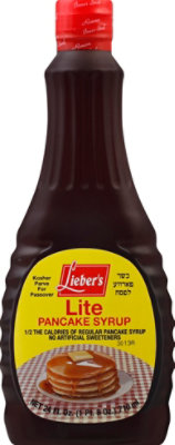 Liebers Pancake Syrup Lo Cal Psvr - 24 Oz - Image 1