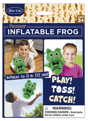 Rite Lite Passover Inflatable Frog 13 Inch - Each - Image 1