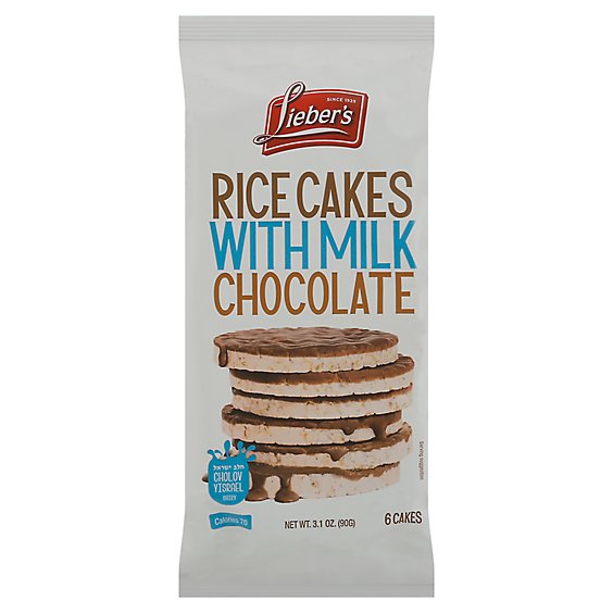Liebers Rice Cake Milk Chocolate - 3.1 Oz