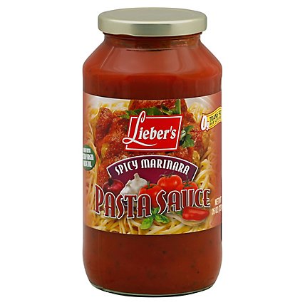 Liebers Sauce Pasta Spicy Marinara - 24 Oz - Image 1
