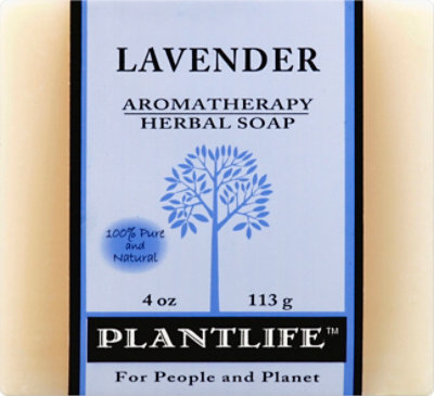 Plantlife Lavender 100% Pure & Natural Aromatherapy Herbal Soap, 4 Oz - 4 Oz - Image 2