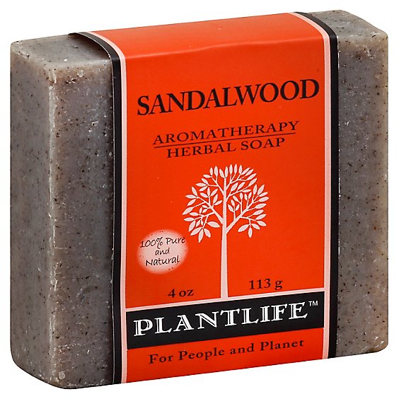Plantlife Soap Herbal Sandalwood, 4 Oz - 4 Oz