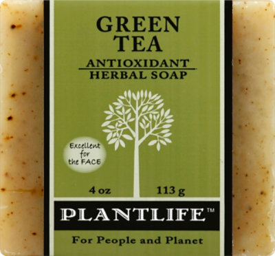 Plantlife Soap Herbal Green Tea, 4 Oz - 4 Oz - Image 2