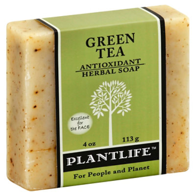 Plantlife Soap Herbal Green Tea, 4 Oz - 4 Oz - Image 1