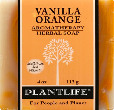 Plantlife Soap Herbal Vanilla Orange, 4 Oz - 4 Oz - Image 2