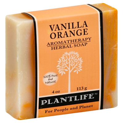 Plantlife Soap Herbal Vanilla Orange, 4 Oz - 4 Oz - Image 1