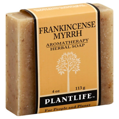 Plantlife Soap Herbal Frankincense Myrrh, 4 Oz - 4 Oz - Image 1