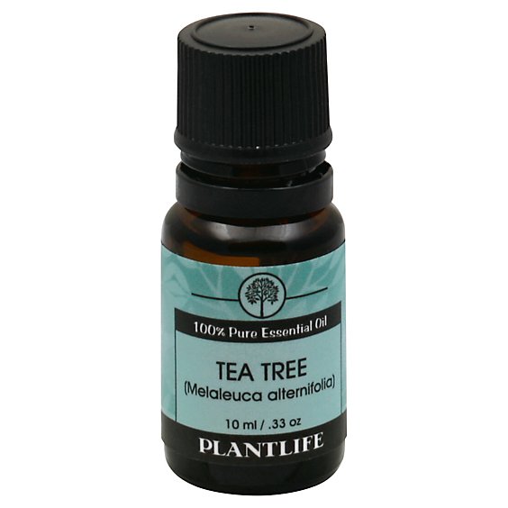 Plantlife 100% Pure Essential Oil - Tea Tree, 0.34 Fz - 0.34 Fl. Oz.