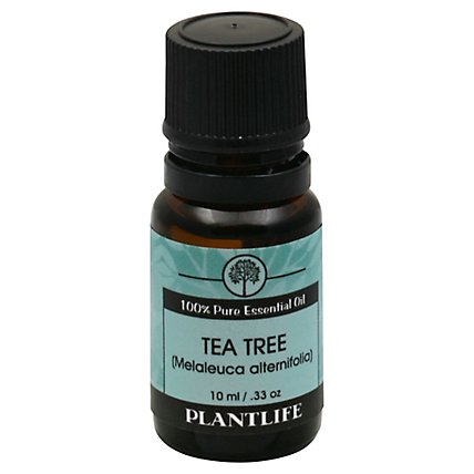 Plantlife 100% Pure Essential Oil - Tea Tree, 0.34 Fz - 0.34 Fl. Oz. - Image 1
