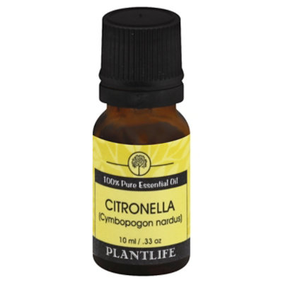 Plantlife Essential Oil Single Note Lemon Eucalyptus, 0.34 Fz - 0.33814 Fl. Oz. - Image 1