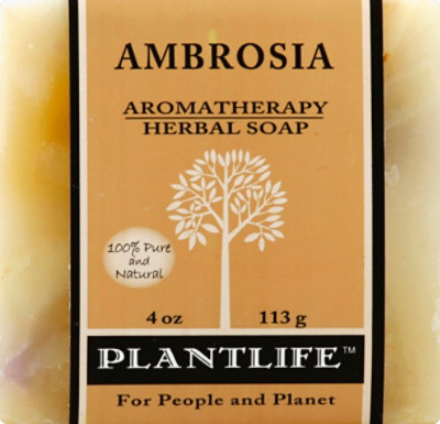 Plantlife Aromatherapy Herbal Soap Ambrosia, 4 Oz - 4 Oz - Image 2