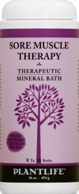 Plantlife Therapeutic Mineral Bath Salt Sore Muscle, 16 Oz - 16 Oz - Image 2