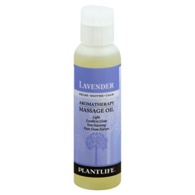 Plantlife Massage Oil Lavender, 4 Fz - 4 Fl. Oz. - jewelosco