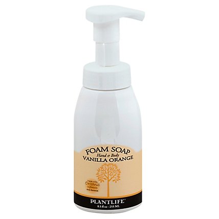 Plantlife Vanilla Orange Foam Soap , 8.5 Fz - 8.5 Fl. Oz. - Image 1