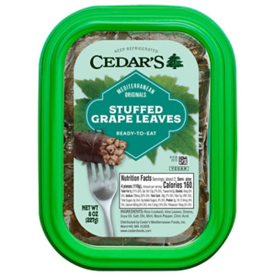 Cedars Stuffed Grape Leaves - 8 Oz - Image 1