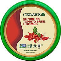Cedars Sundried Tomato & Basil - 8 Oz - Image 2