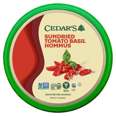 Cedars Sundried Tomato & Basil - 8 Oz - Image 1
