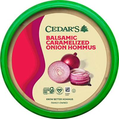 Cedars Basalmic Carelized Onion Hommus - 8 Oz - Image 2