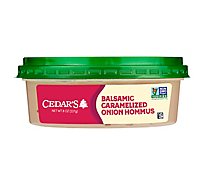 Cedars Basalmic Carelized Onion Hommus - 8 Oz