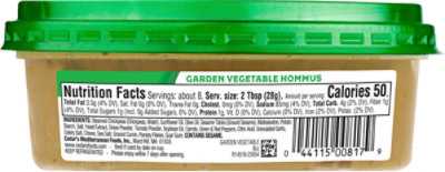 Cedars Garden Vegetable Hommus - 8 Oz - Image 6