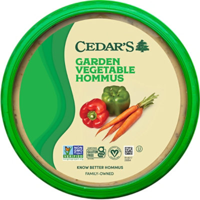 Cedars Garden Vegetable Hommus - 8 Oz - Image 2