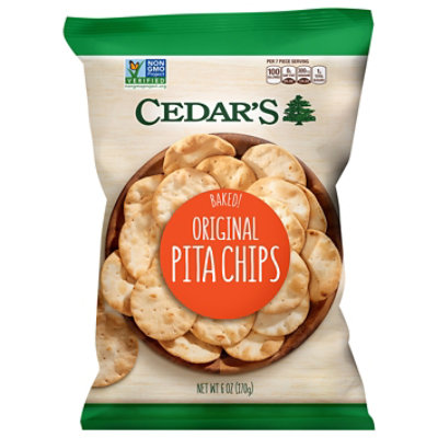 Cedars Plain Pita Chip - 6 Oz - Image 2