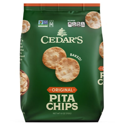 Cedars Plain Pita Chip - 6 Oz - Image 2