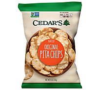 Cedars Plain Pita Chip - 6 Oz