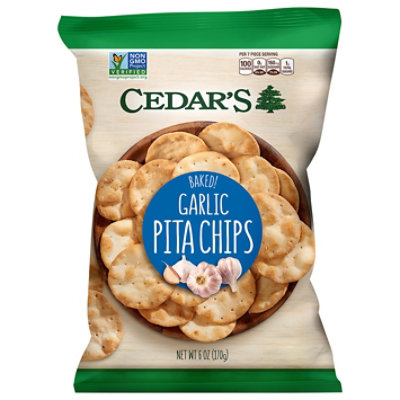 Cedars Garlic Pita Chip - 6 Oz - Image 2