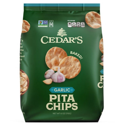 Cedars Garlic Pita Chip - 6 Oz - Image 2