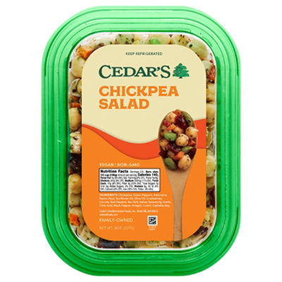 Cedars Chickpea Salad - 8 Oz - Image 3