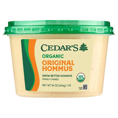 Cedars Organic Original Hummus - 16 Oz - Image 3