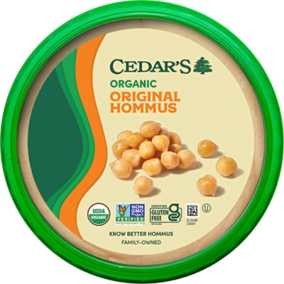 Cedars Organic Original Hummus - 16 Oz - Image 2