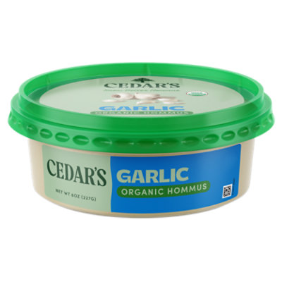 Cedars Organic Garlic Hommus - 8 Oz - Image 2