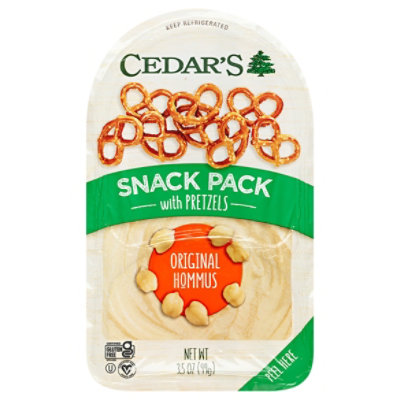 Cedars Snack Pack Chips With Original Hummus - 3 Oz - Image 3