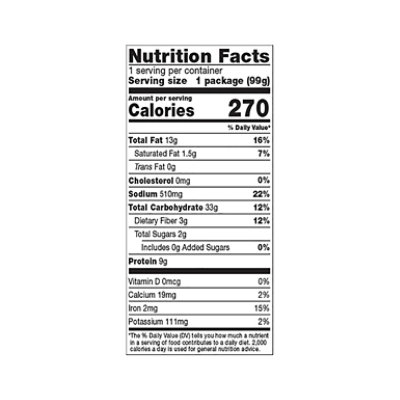 Cedars Snack Pack Chips With Original Hummus - 3 Oz - Image 3